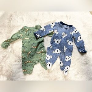 Carters Sleeper and Romper Set 2 Piece